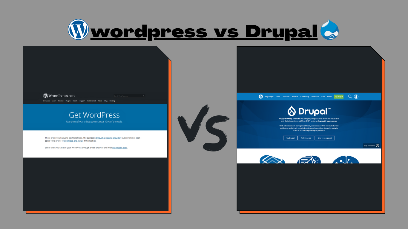 WordPress vs Drupal