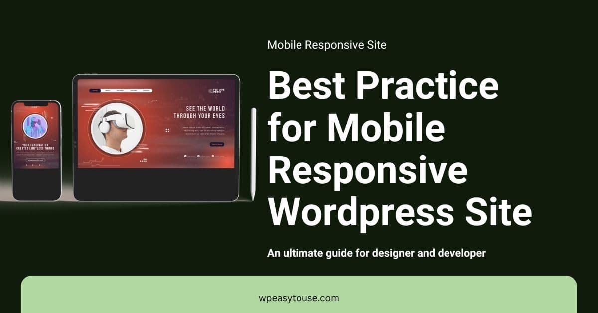 Mobile responsive wordpress site